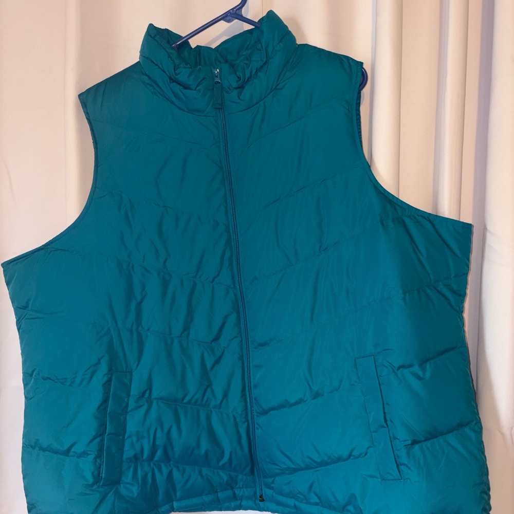 Eddie Bauer Teal Puffer Vest
